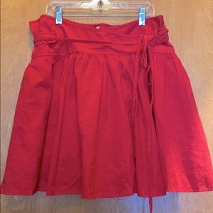 Maeve Coral Colored Skirt